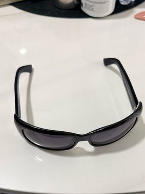 Giorgio Armani Men's Black Sunglasses with Gray Lenses